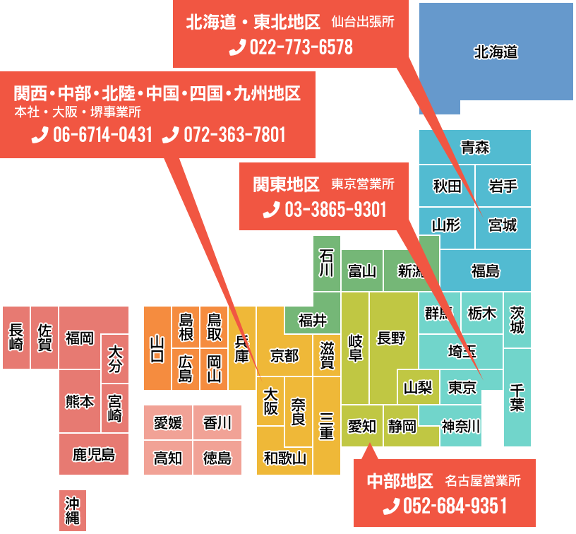 各営業所