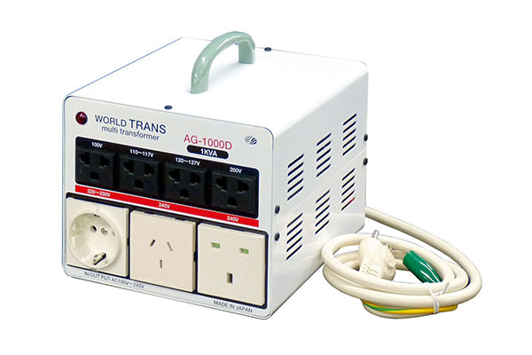 Dual-use transformer for overseas and domestic with multi-outlet AG-D
